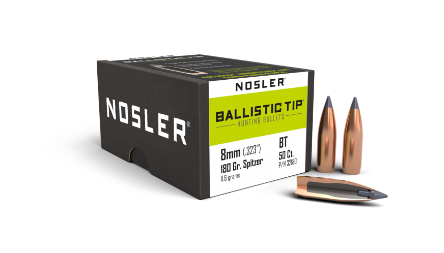 Nosler 8mm 180gr Ballistic Tip #32180