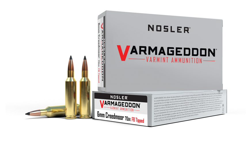 Nosler 6mm Creedmoor 70gr Varmageddon