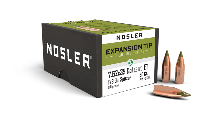 Nosler 7.62X39mm 123gr E-Tip  #59387