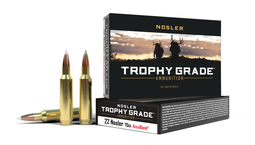 Nosler 22 Nosler 70gr Accubond