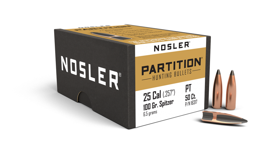 Nosler 25cal 100gr Partition #16317