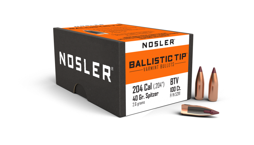 Nosler 20cal 40gr Ballistic Tip #52111