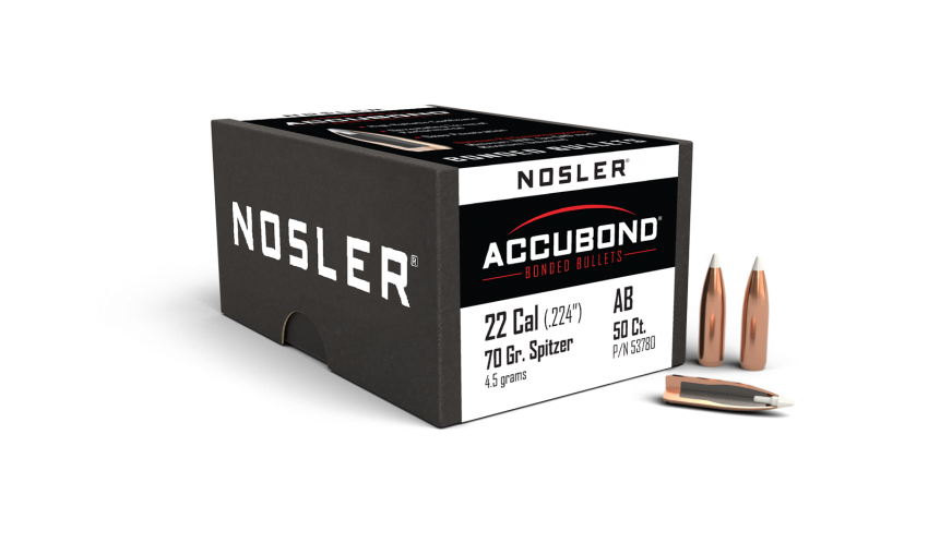 Nosler 22cal 70gr AccuBond #53780