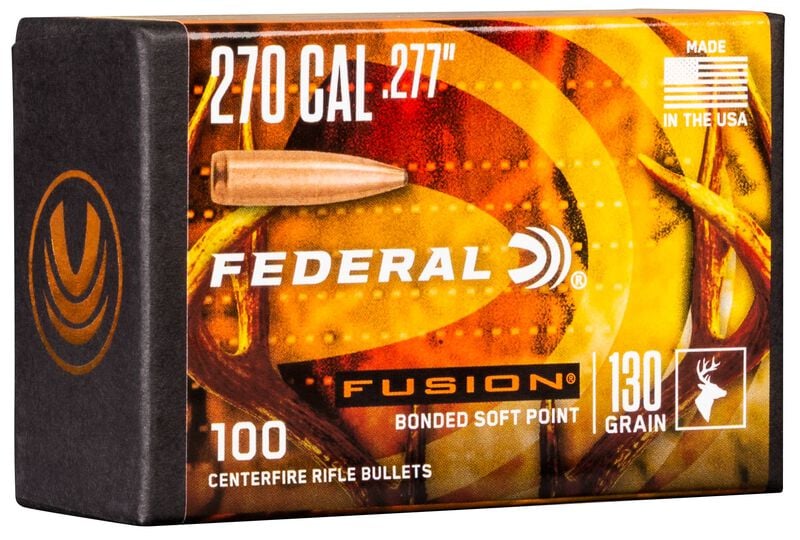 Federal Fusion 270cal 130gr Bonded Soft Point #FB277F2