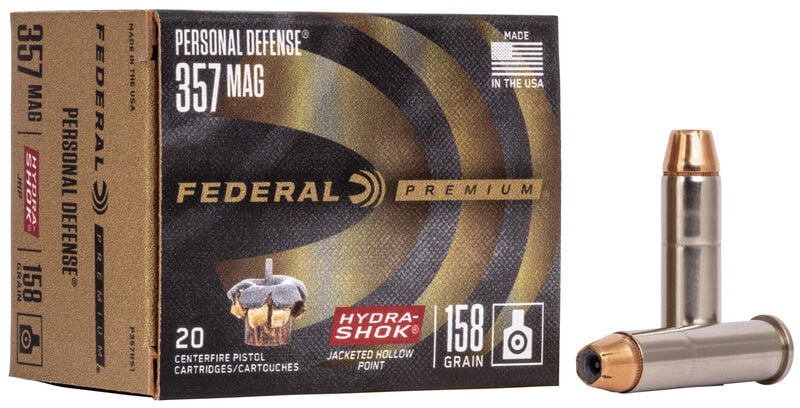 Federal 357 Mag 158gr Hydra-Shok