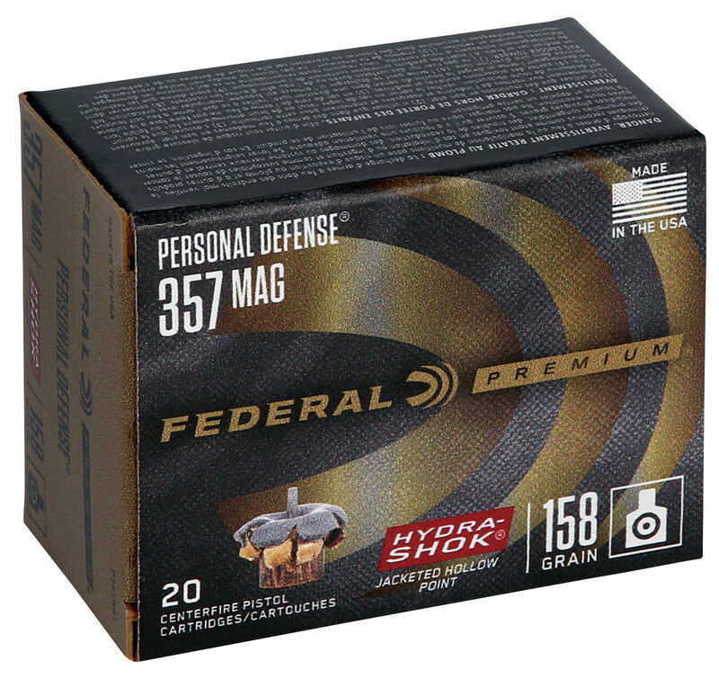 Federal 357 Mag 158gr Hydra-Shok