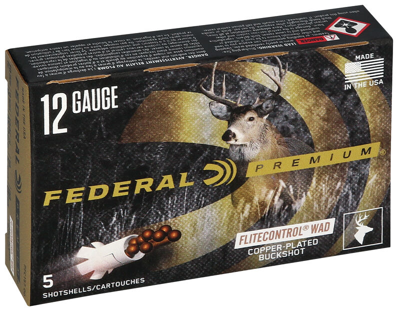 Federal Premium 12ga 3" 12 Pellets 00 Buck 1325FPS