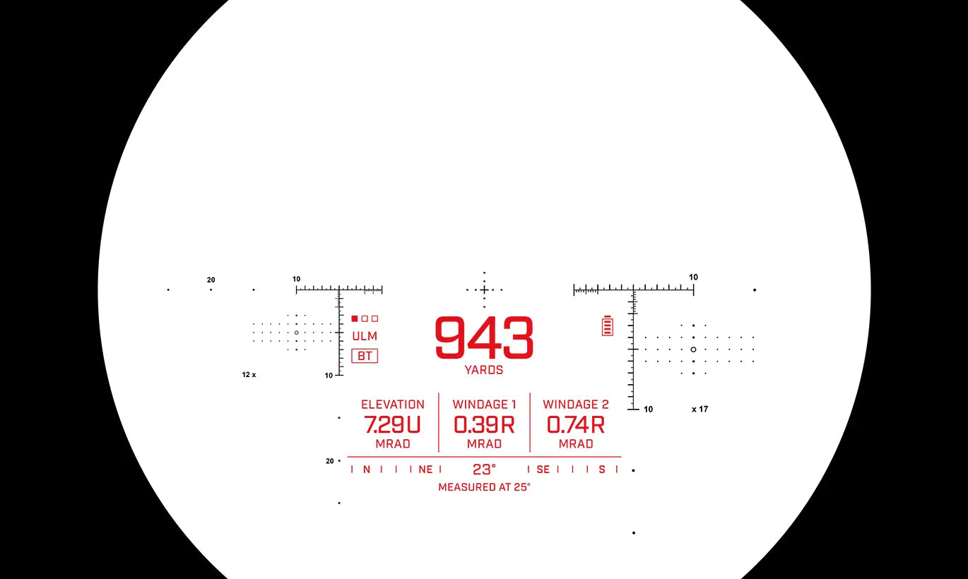 VECTRONIX VECTOR X Rangefinding Binocular With MSR-SMR Reticle