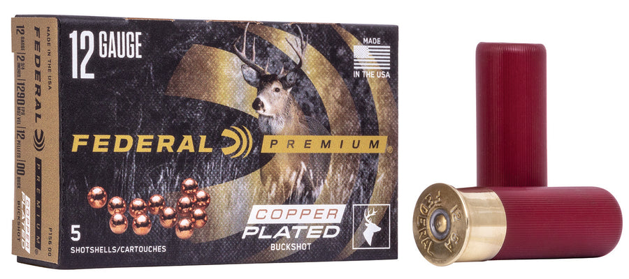 Federal 12ga 3" 41 Pellets 2oz #4 Buck #P1584B