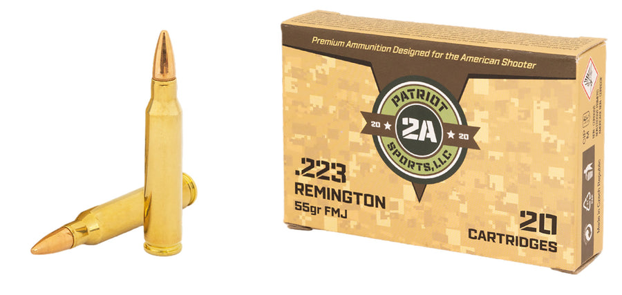 PATRIOT SPORTS 223 Rem 55gr FMJ