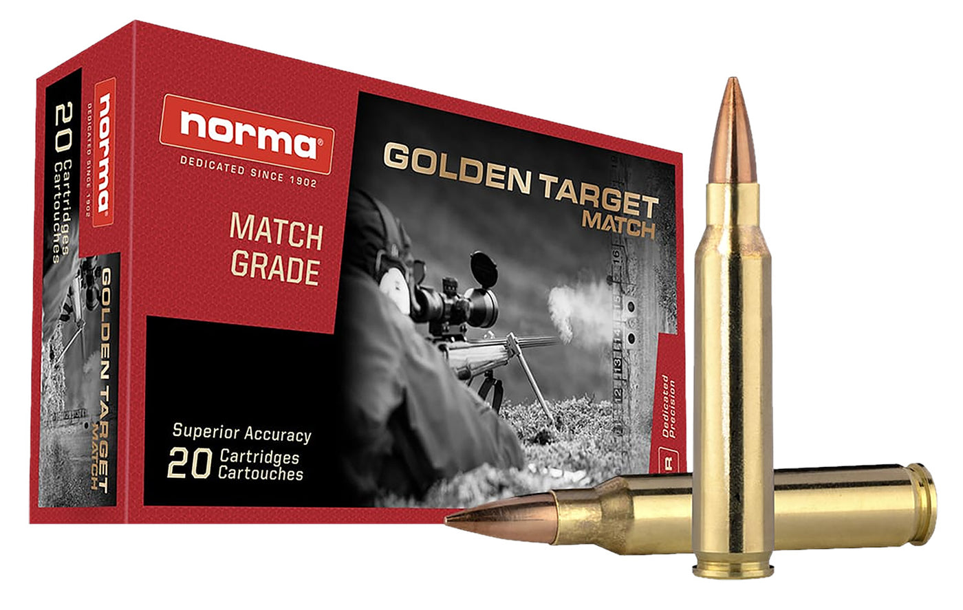 Norma Golden Target Match 223 Rem 69gr BTHP