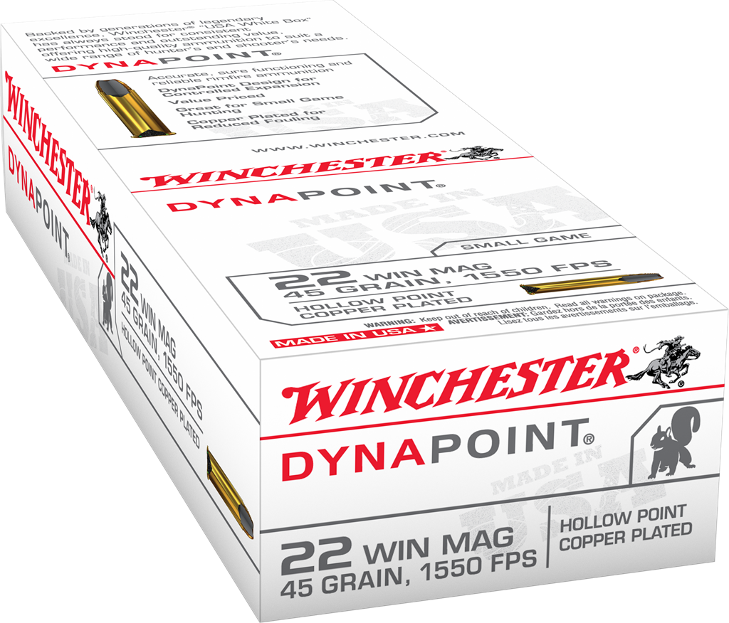 Winchester 22 Mag 45gr JHP