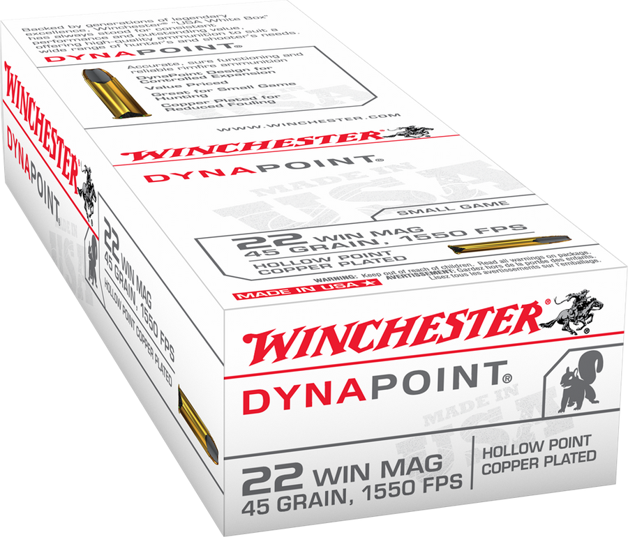 Winchester 22 Mag 45gr JHP