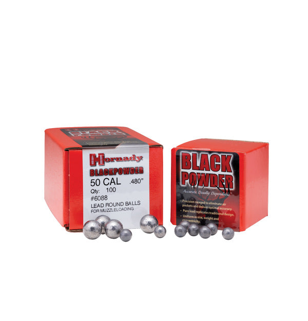 Hornady 44cal .451" Lead Balls for Muzzleloading