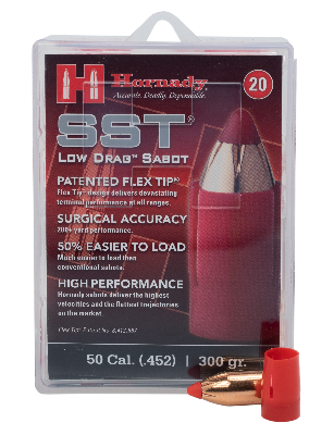 Hornady 50cal 300gr Low Drag SST - Muzzleloading Sabot