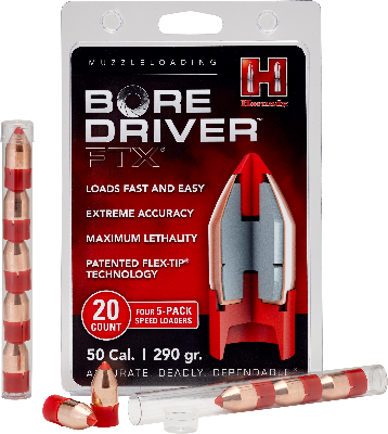 Hornady 50cal 290gr FTX - Bore Driver Muzzleloading