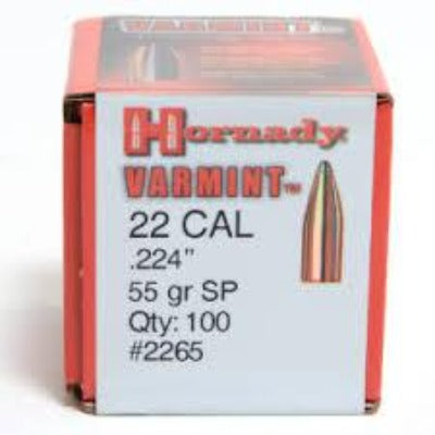 Hornady 22cal 55gr SP #2265