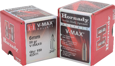 Hornady 6mm 58gr V-Max #22411 - BLUE COLLAR RELOADING