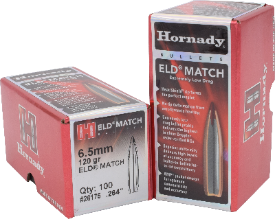 Hornady 6.5mm 120gr ELD-Match  #26175 - BLUE COLLAR RELOADING