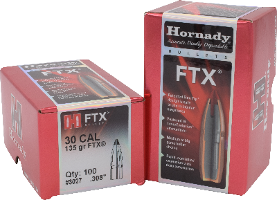 Hornady 30cal 135gr FTX #3027 - BLUE COLLAR RELOADING