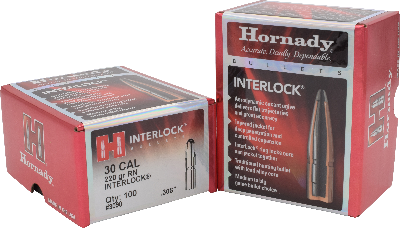 Hornady 30cal 220gr RN  #3090 - BLUE COLLAR RELOADING