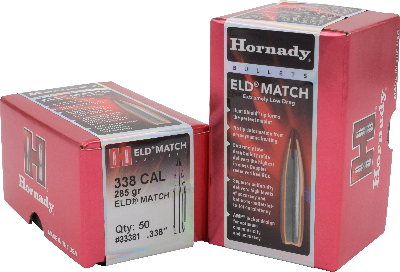 Hornady 338cal 285gr ELD-M #33381 - BLUE COLLAR RELOADING