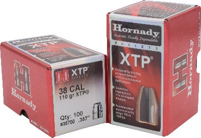 Hornady 38cal 110gr XTP  #35700 - BLUE COLLAR RELOADING