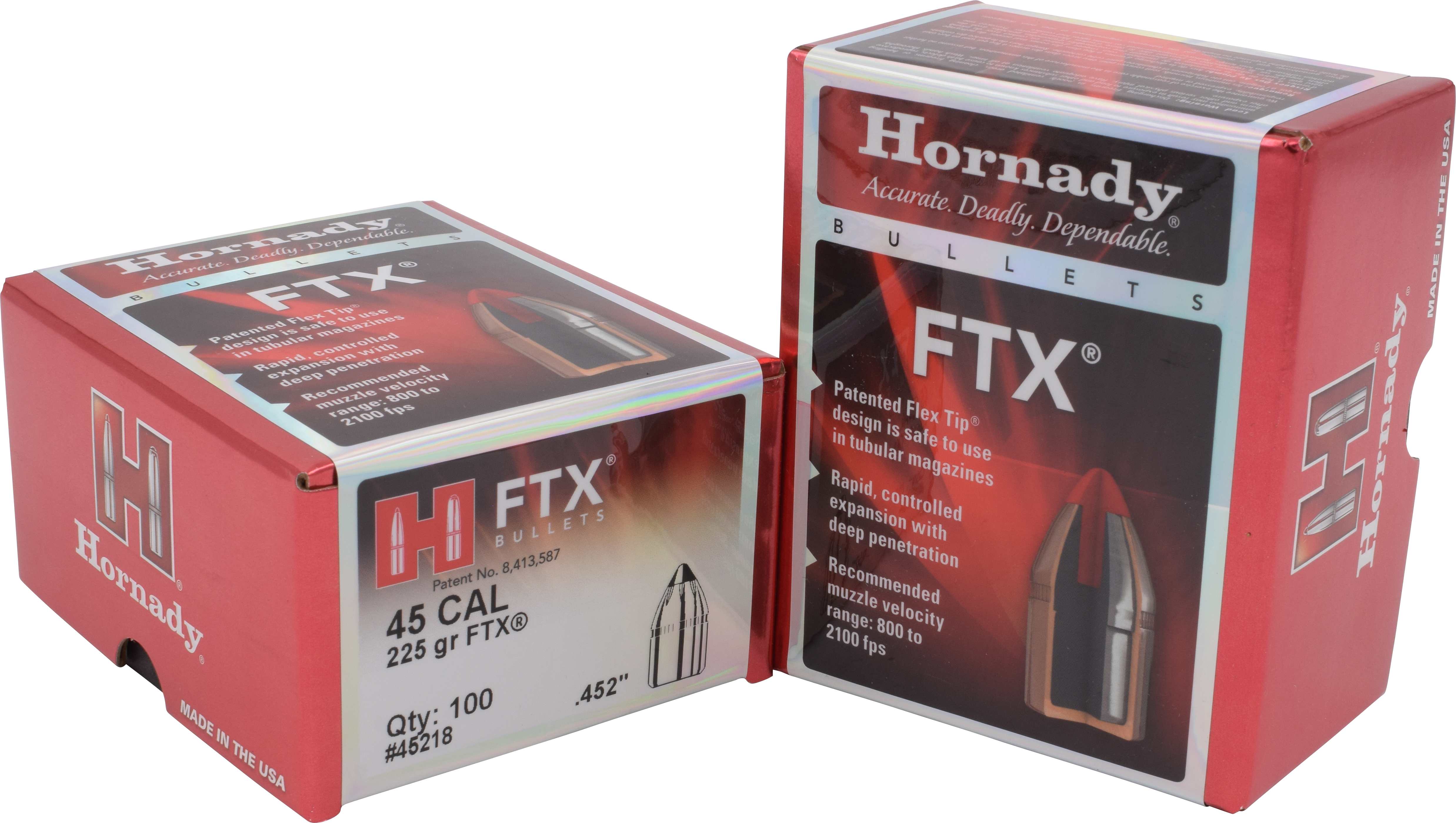 Hornady 45cal 225gr FTX #45218 - BLUE COLLAR RELOADING