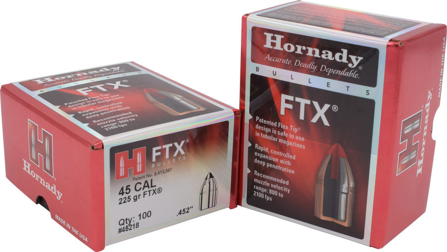 Hornady 45cal 225gr FTX #45218 - BLUE COLLAR RELOADING