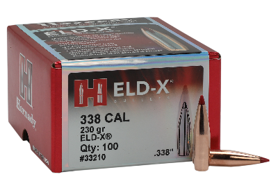 Hornady 338cal 230gr ELD-X #33210