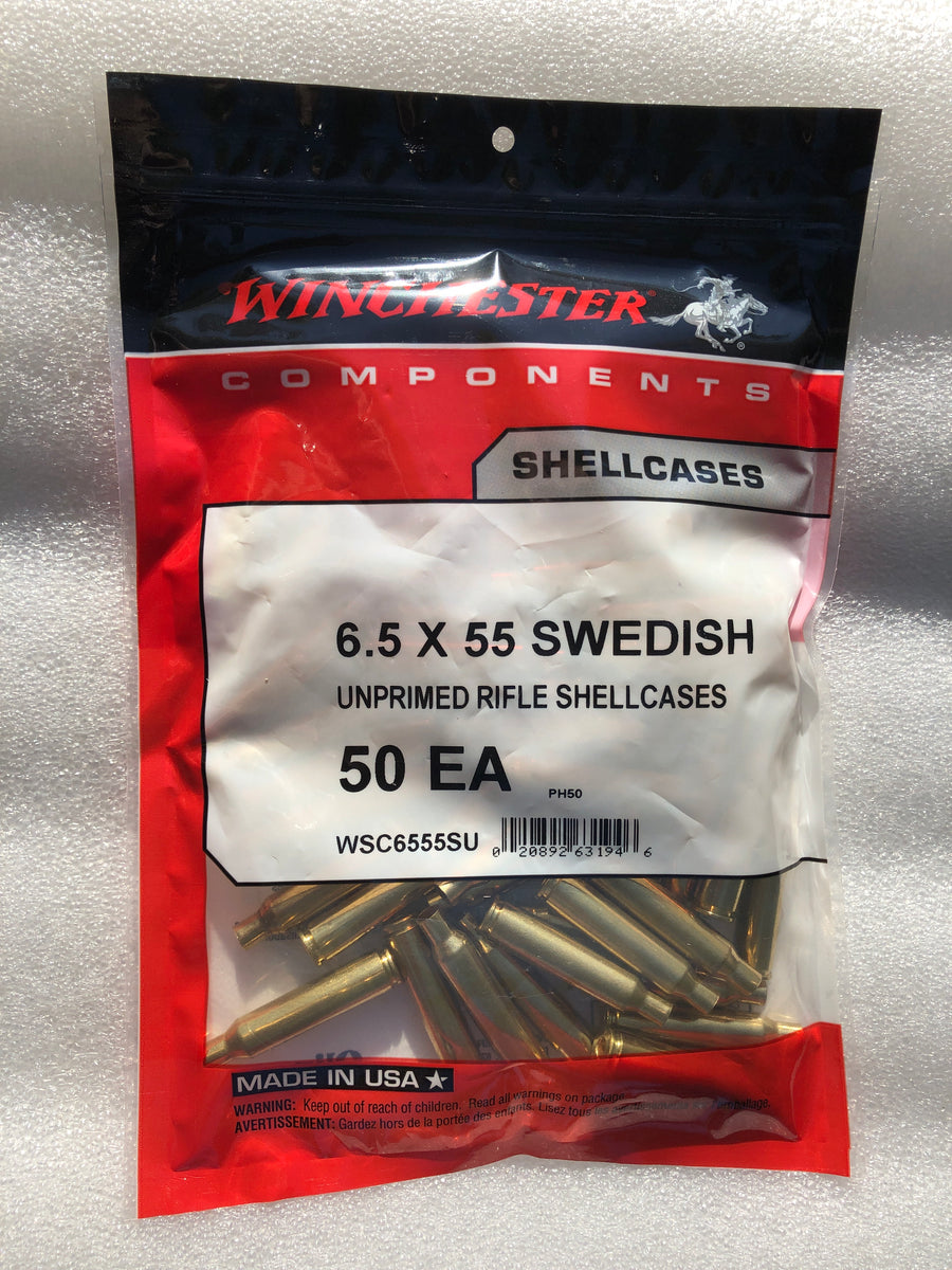 Winchester 6.5X55 Swedish Brass - BLUE COLLAR RELOADING