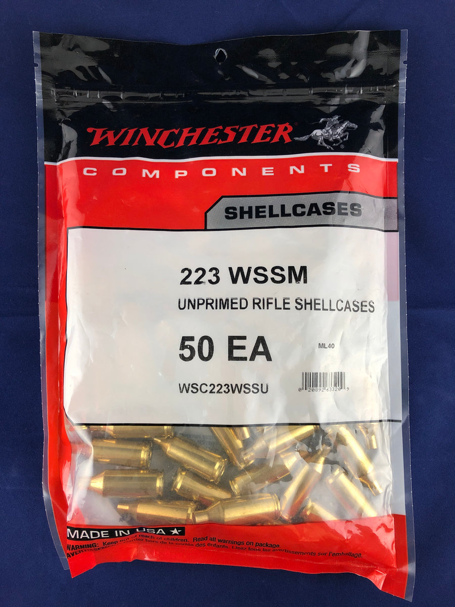 Winchester 223 WSSM Brass - BLUE COLLAR RELOADING