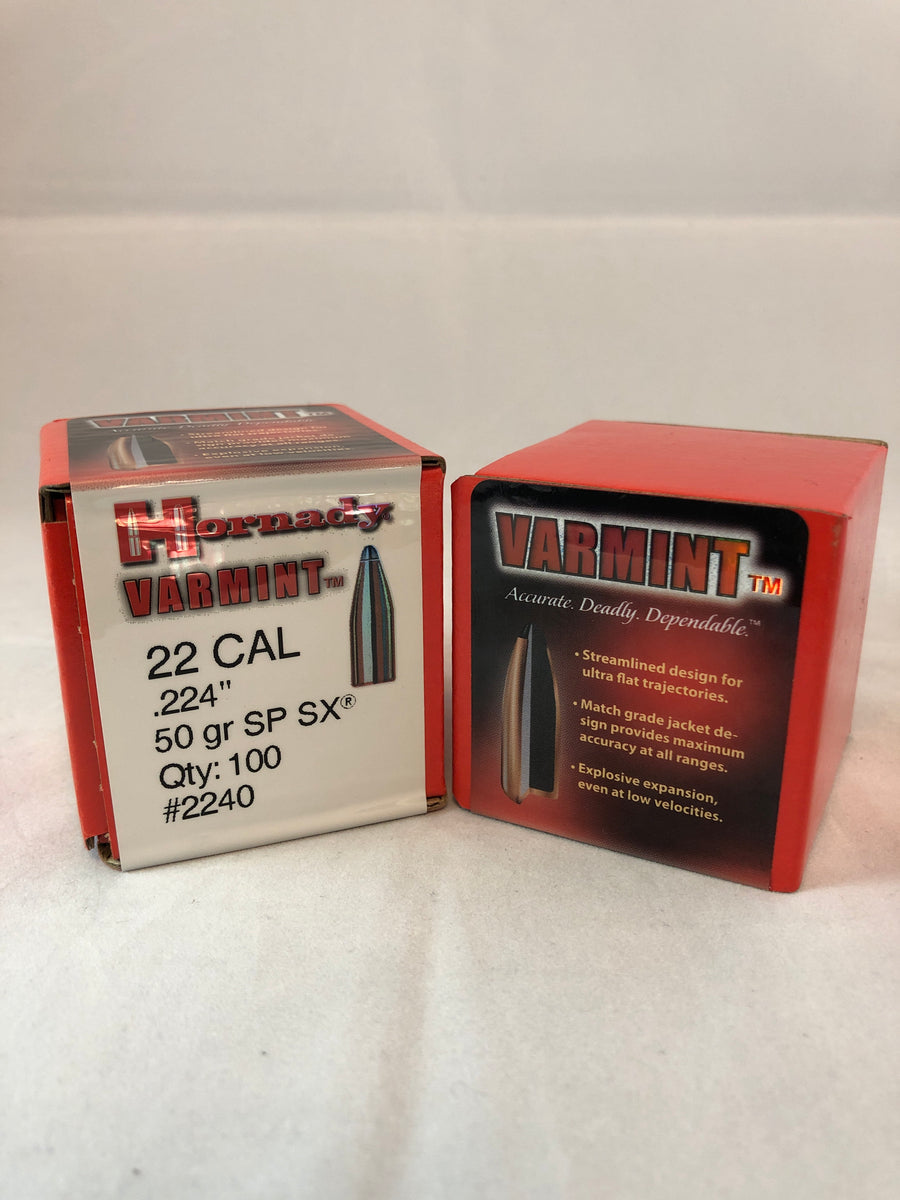 Hornady 22cal 50gr SP SX #2240 - BLUE COLLAR RELOADING