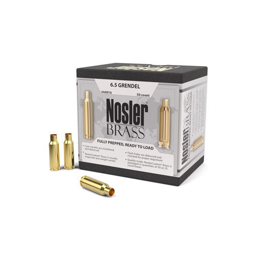 Nosler 6.5 Grendel Brass  #44916 - BLUE COLLAR RELOADING