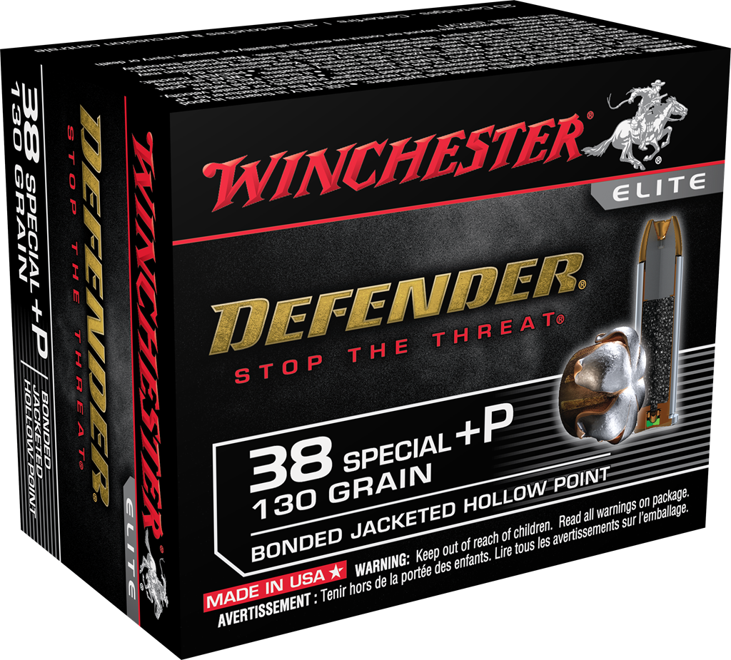 Winchester Defender 38 SPL+P 130gr JHP